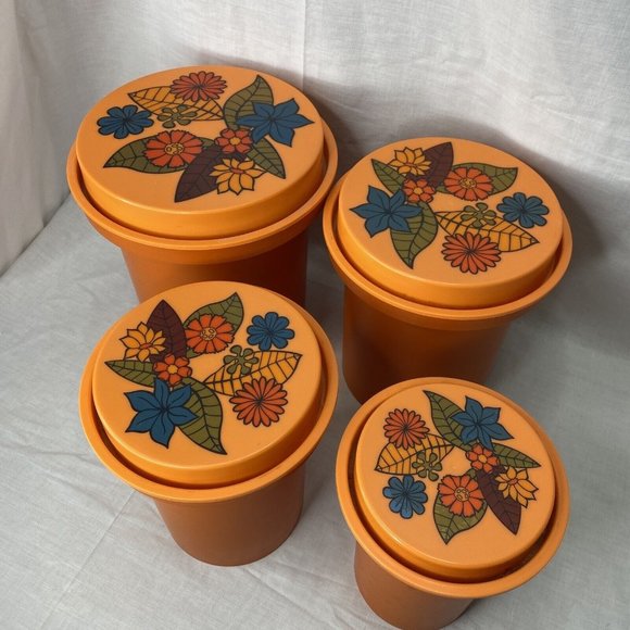 Rubbermaid Kitchen Vintage Rubbermaid Container Nesting Canisters